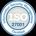 ISO/IEC 27001 certified
